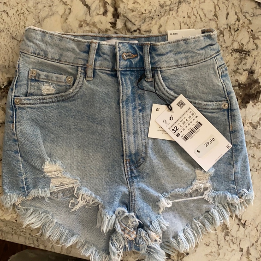 Zara jean shorts